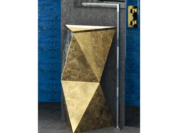 SPAZIO - Freestanding single glass washbasin by Glass Design - view 2